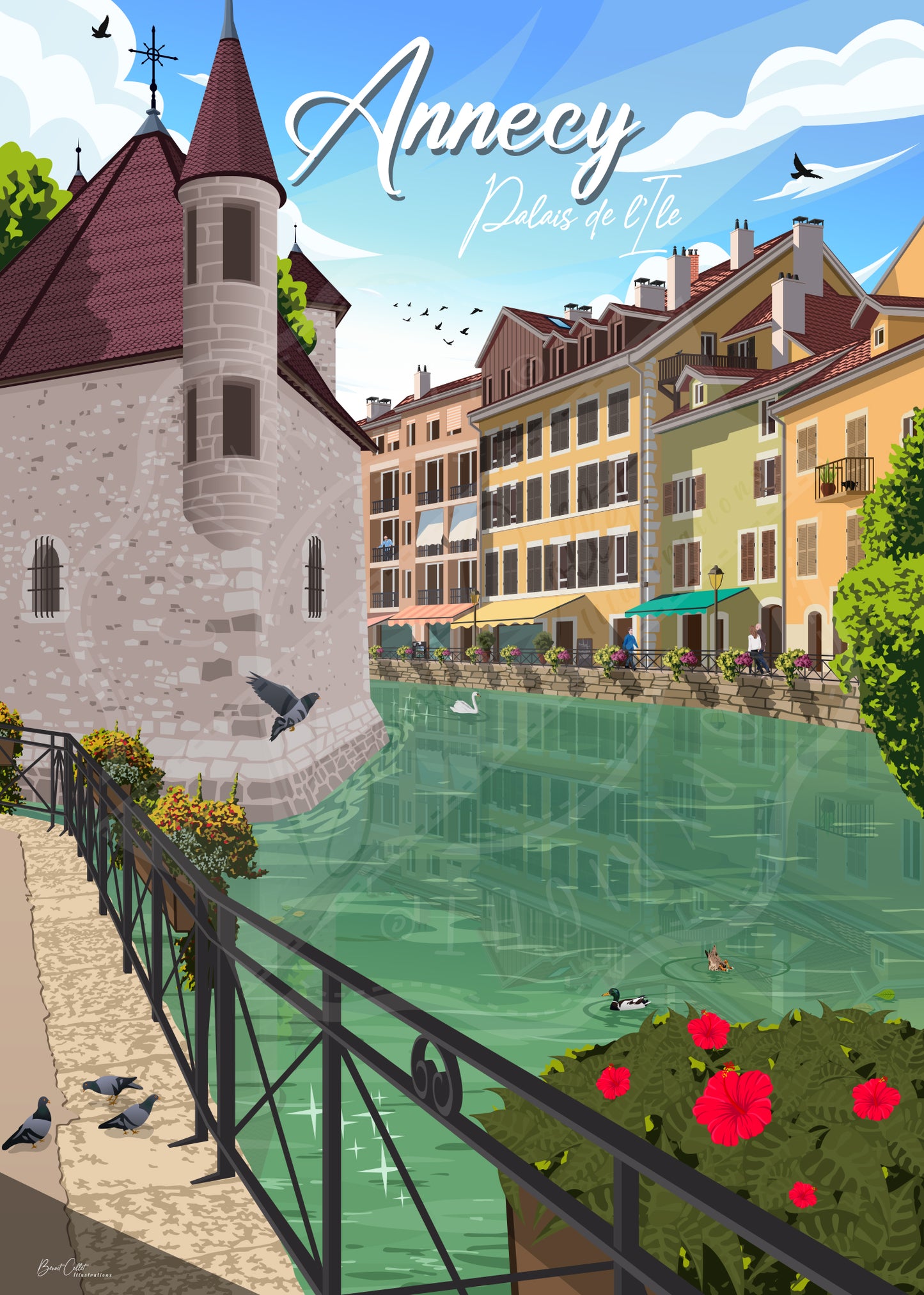 Annecy - Palais de l'Île (Tableau)