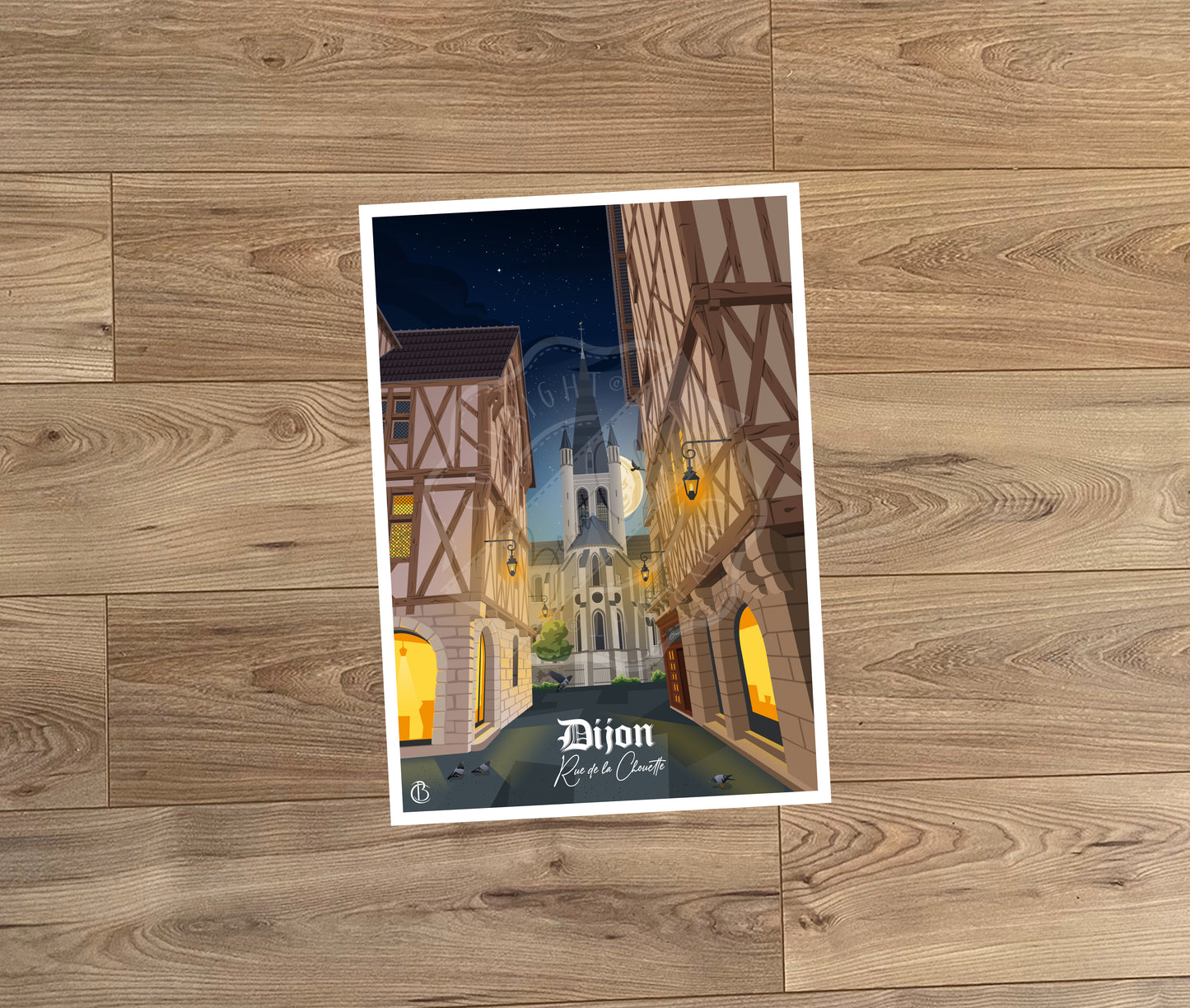 Dijon - Rue de la Chouette (Carte postale)