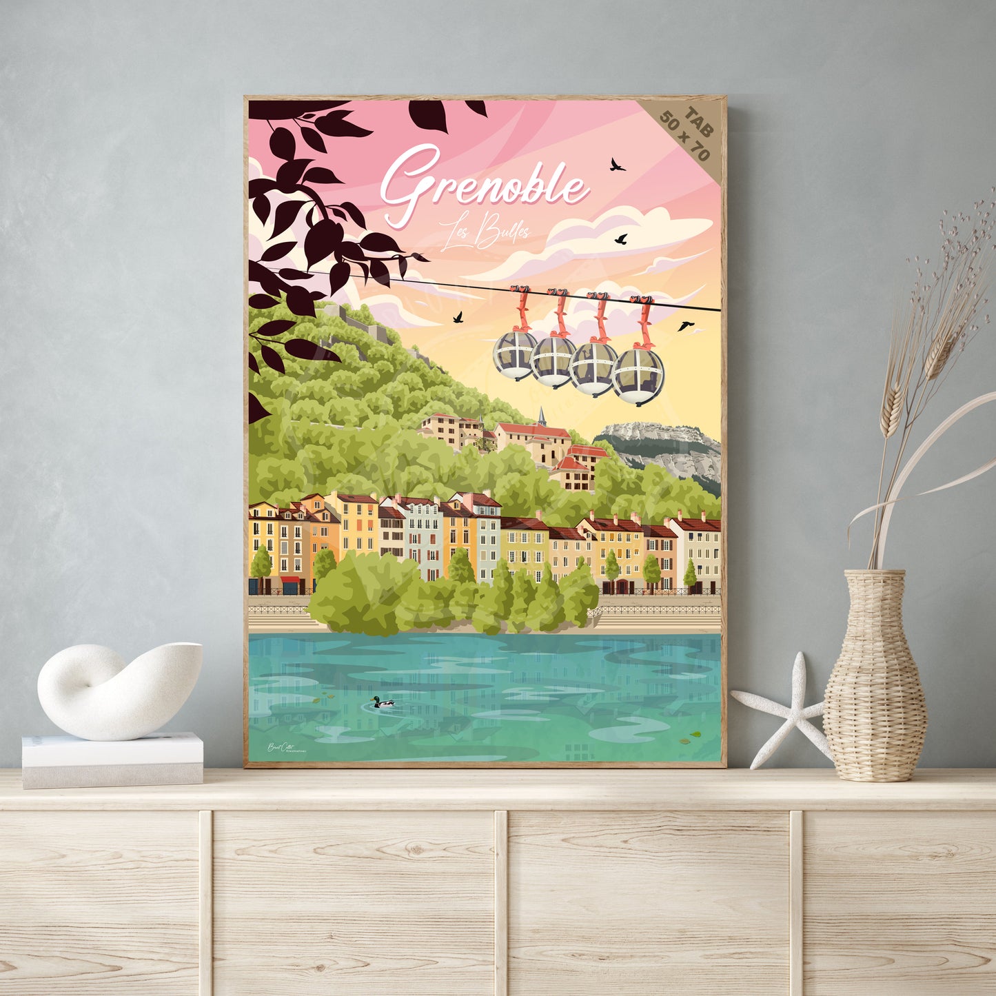 Grenoble - Les Bulles (Tableau)
