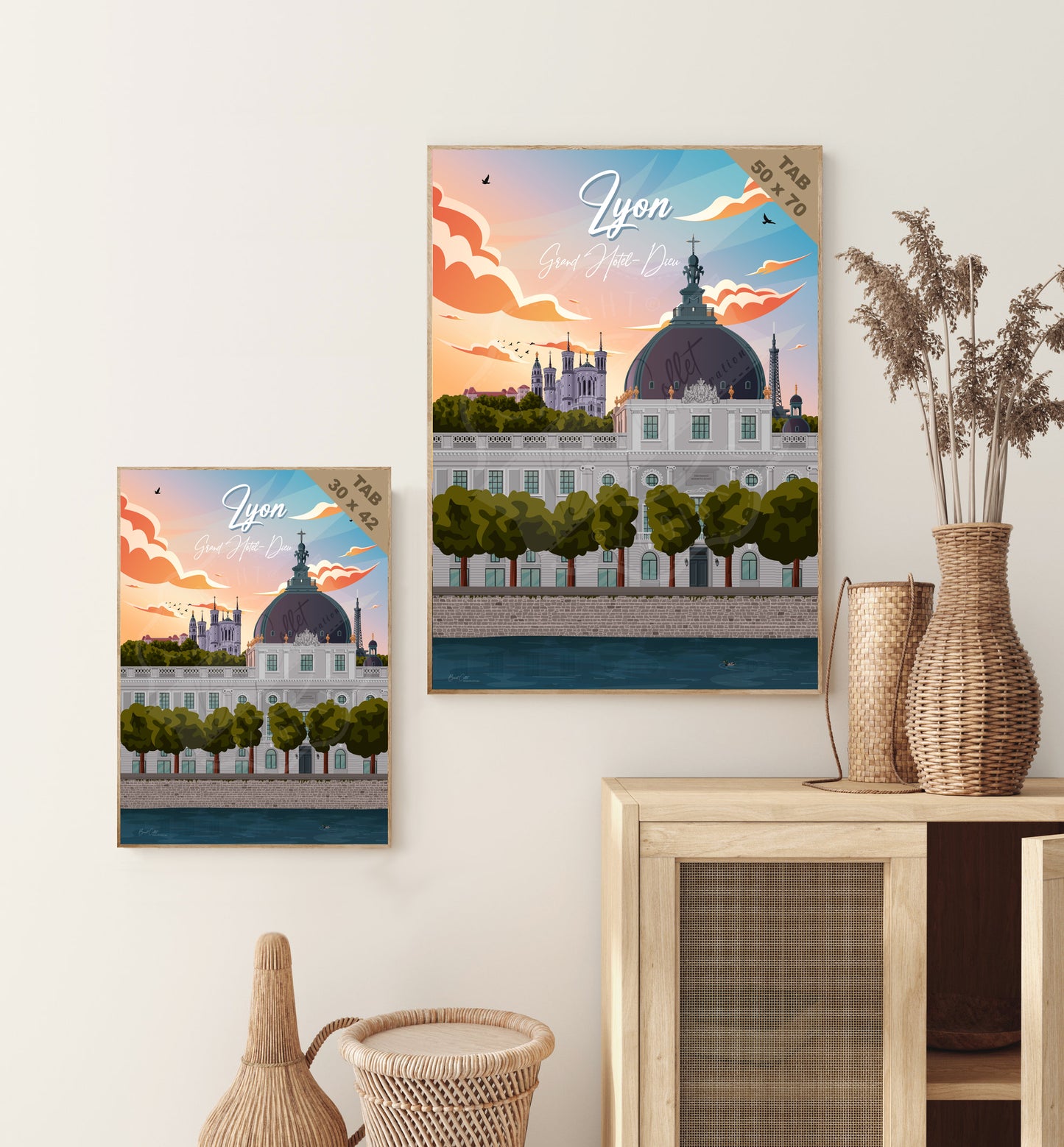 Lyon - Grand Hôtel-Dieu (Tableau)