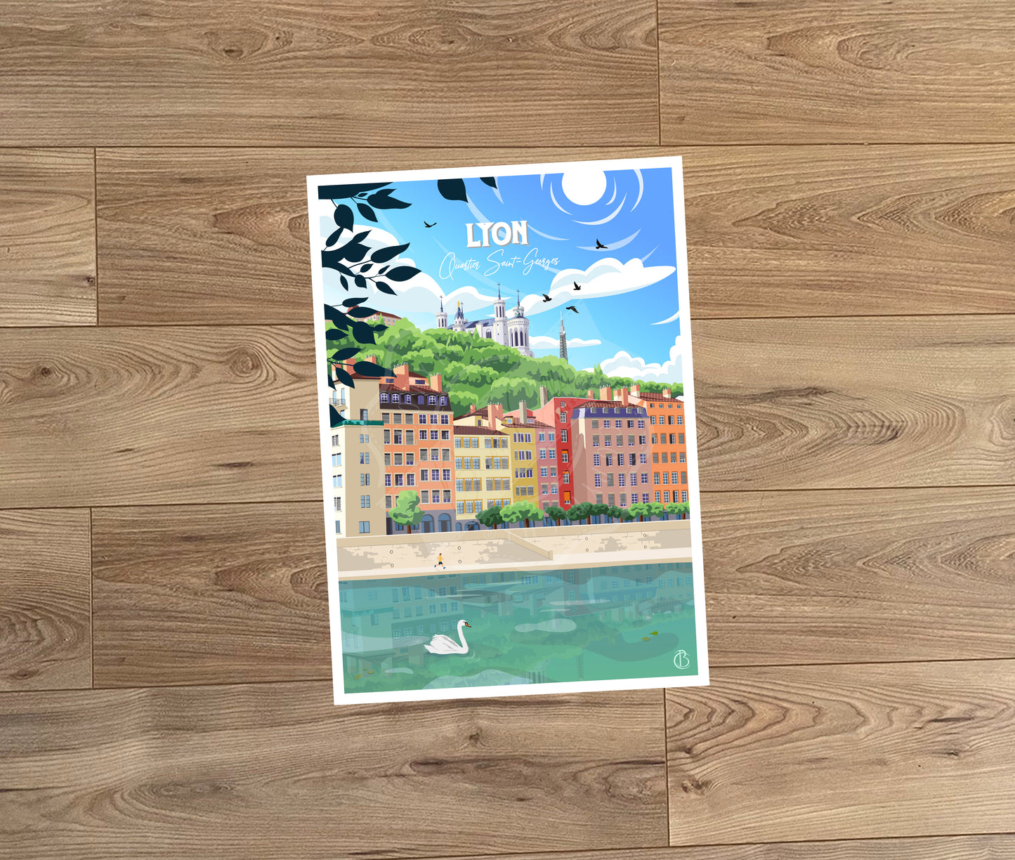 Lyon - Quartier Saint-Georges (Carte postale)