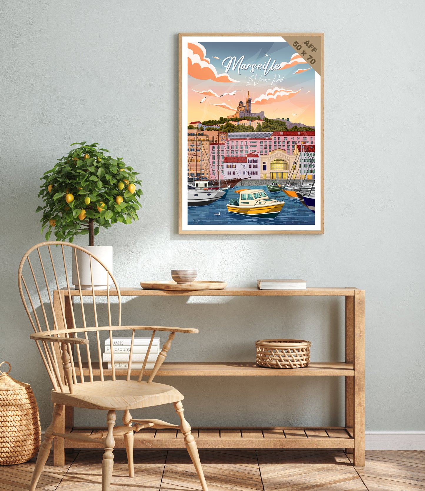 Marseille - Le Vieux-Port (Affiche)