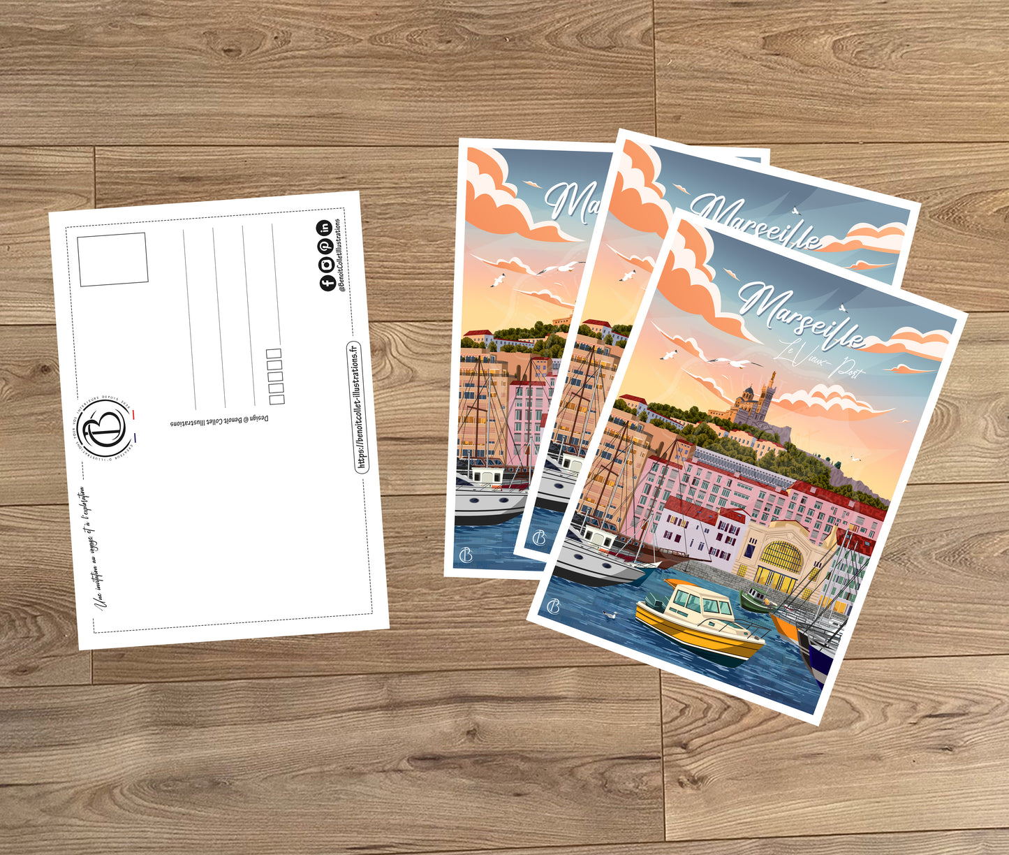 Marseille - Le Vieux-Port (Carte postale)