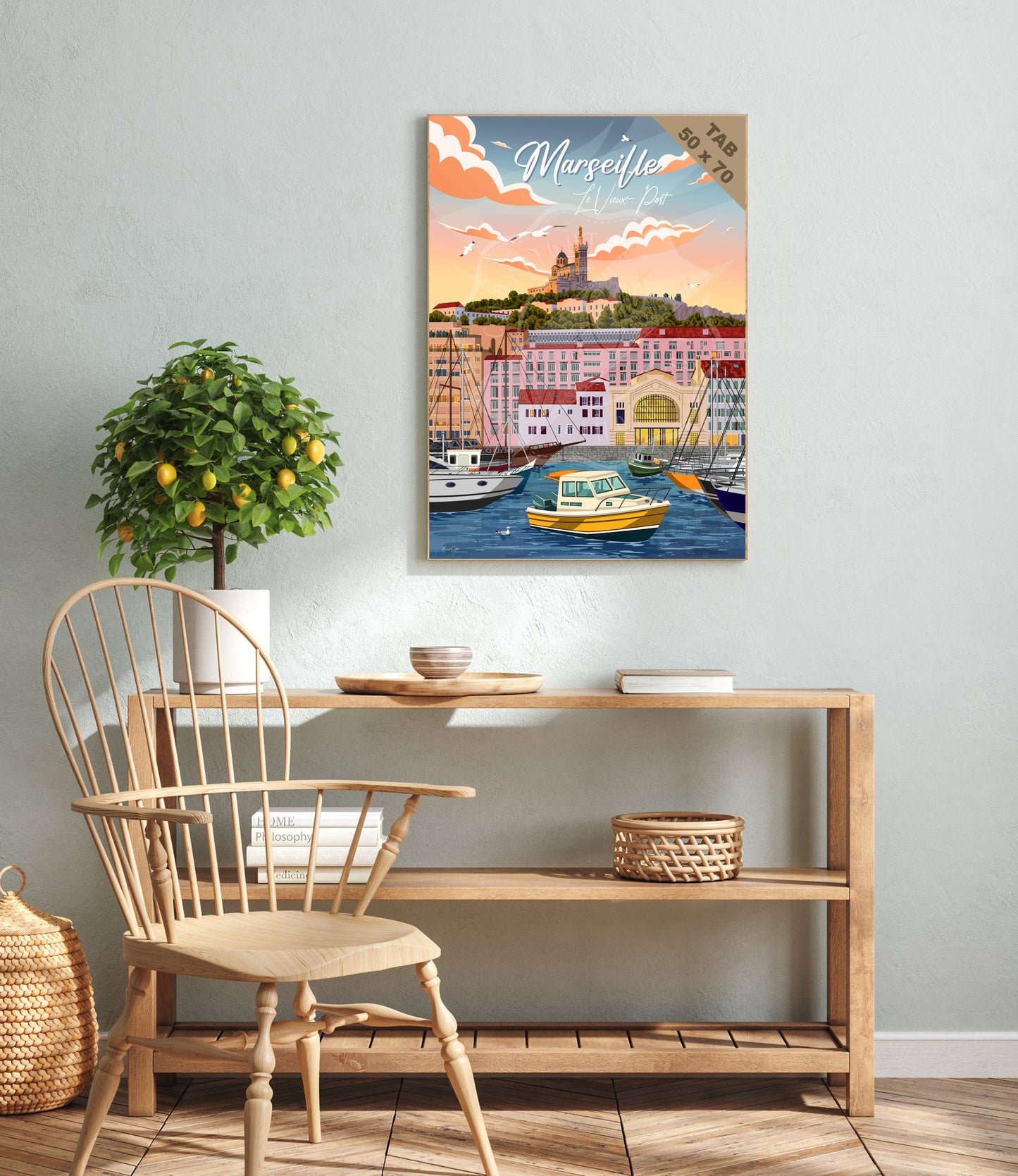 Marseille - Le Vieux-Port (Tableau)