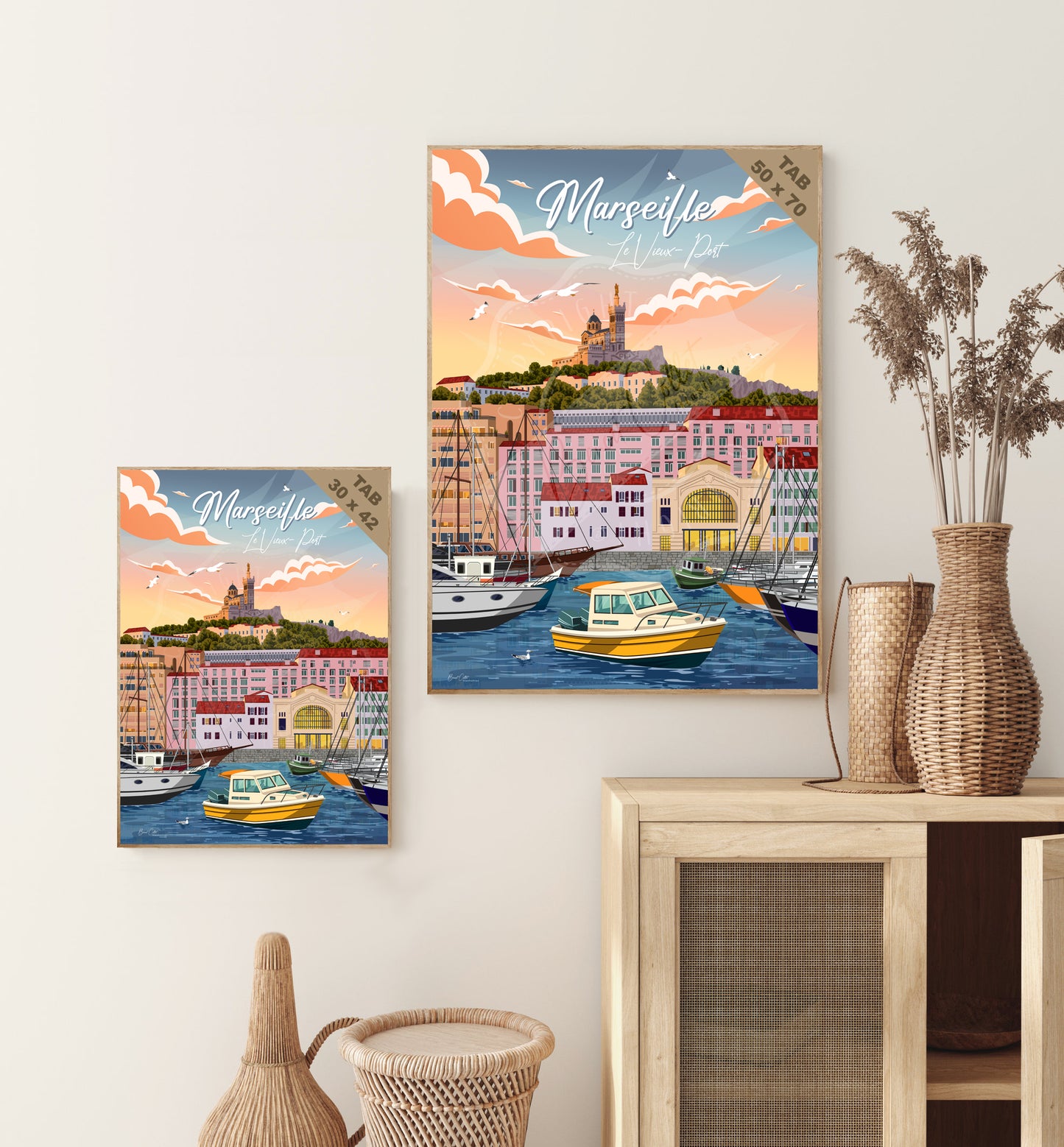 Marseille - Le Vieux-Port (Tableau)