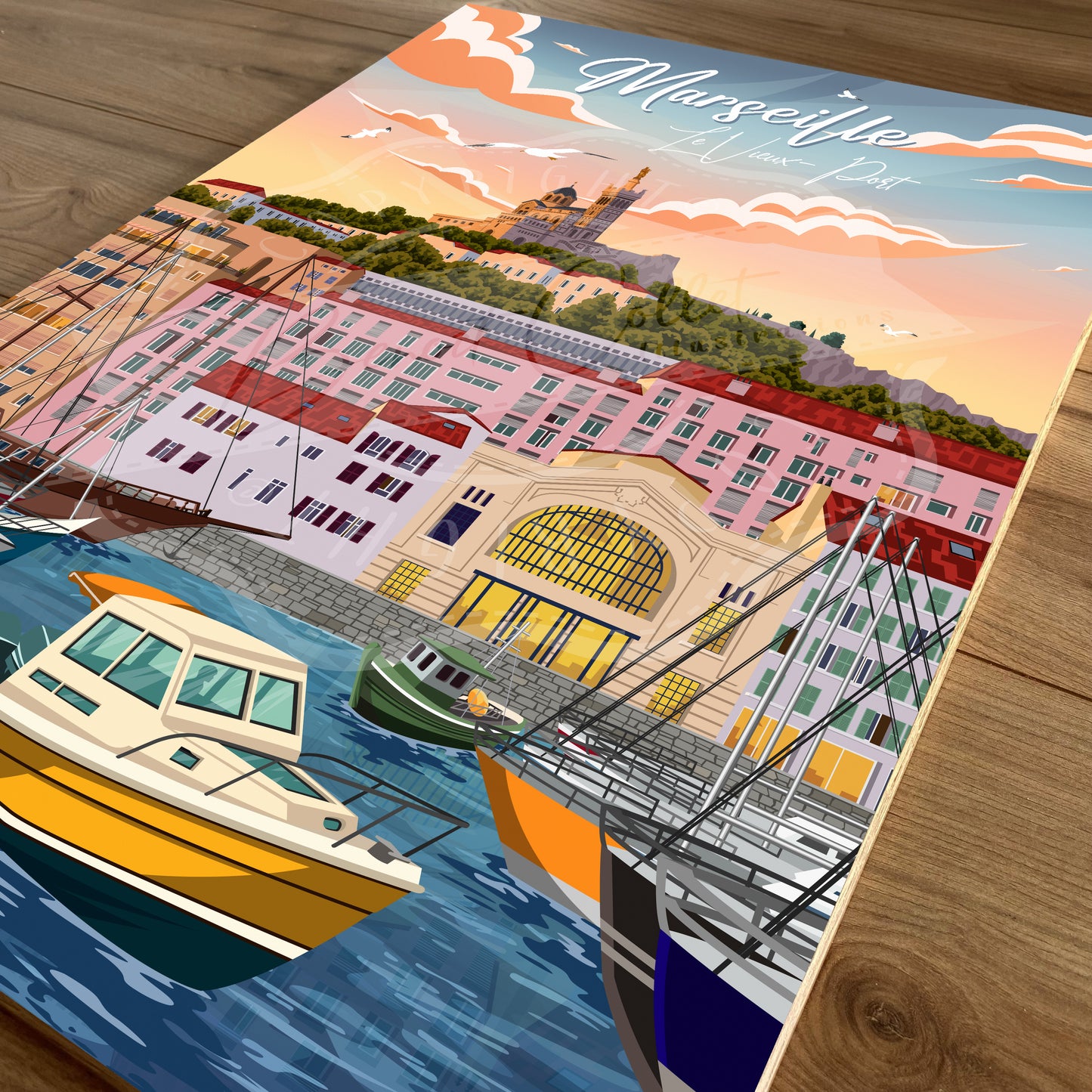 Marseille - Le Vieux-Port (Tableau)