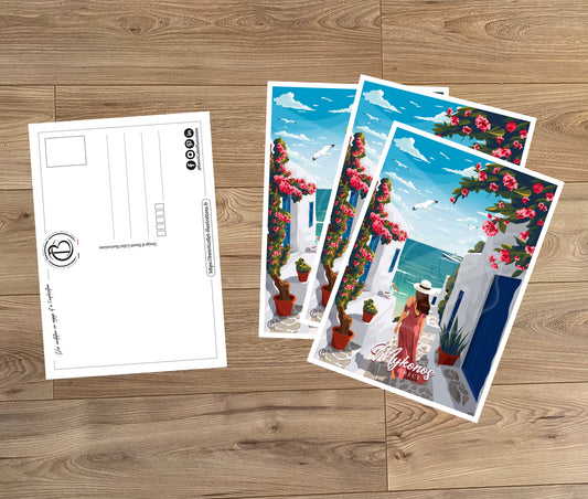 Mykonos - Grèce (Carte postale)