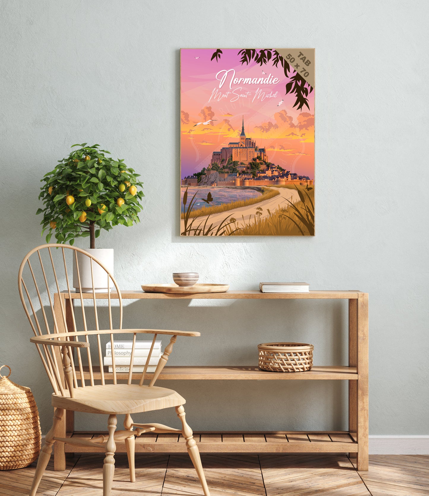 Normandie - Mont Saint-Michel (Tableau)