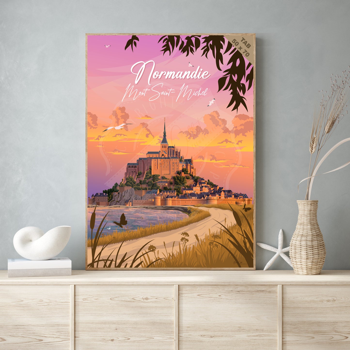 Normandie - Mont Saint-Michel (Tableau)