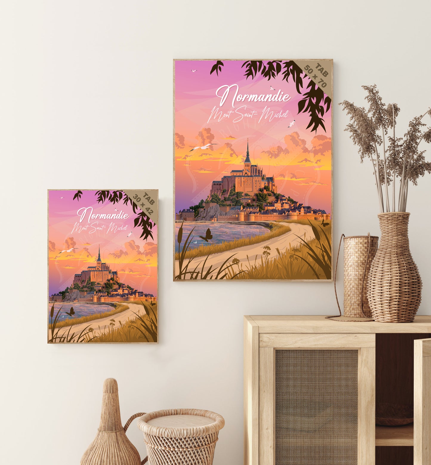 Normandie - Mont Saint-Michel (Tableau)