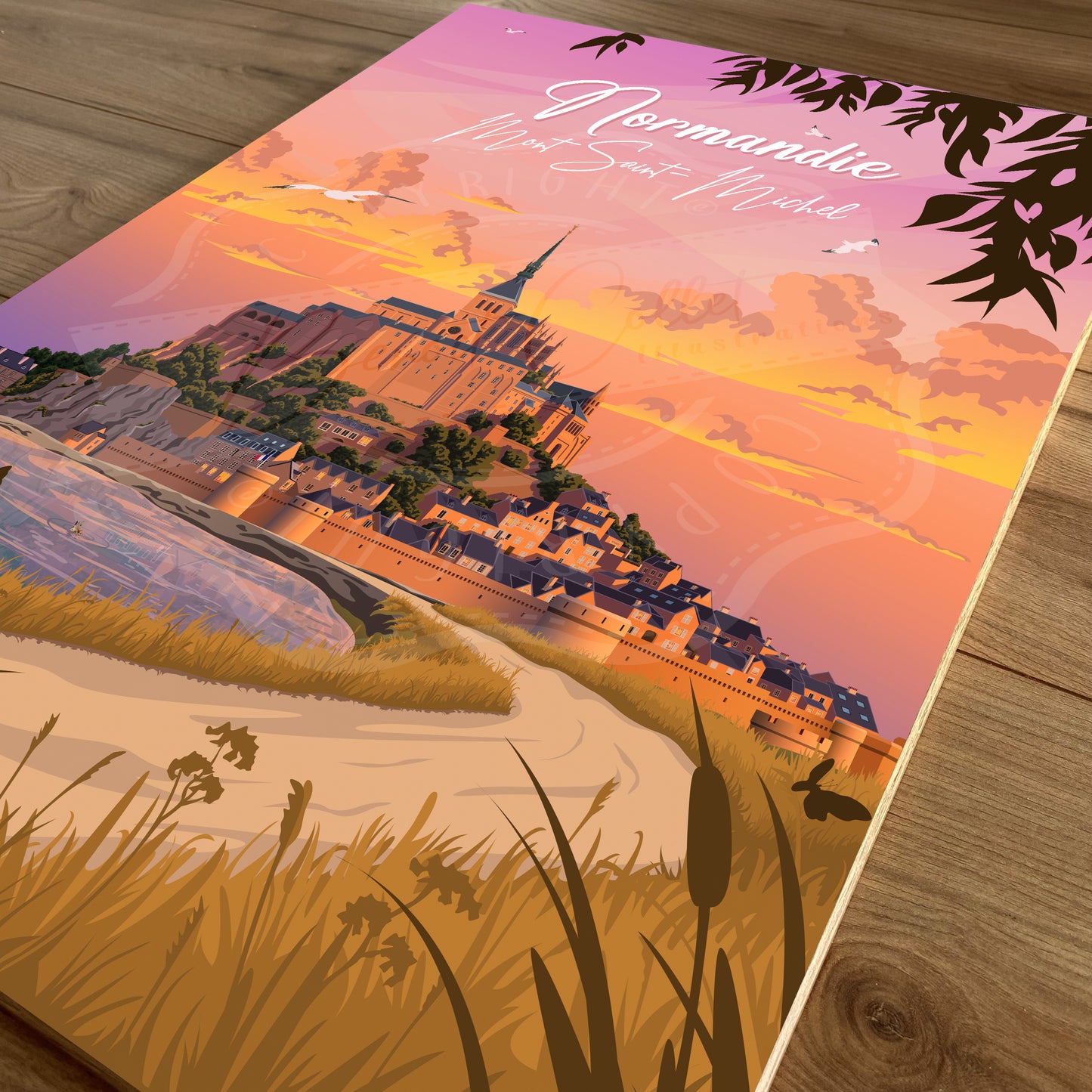 Normandie - Mont Saint-Michel (Tableau)