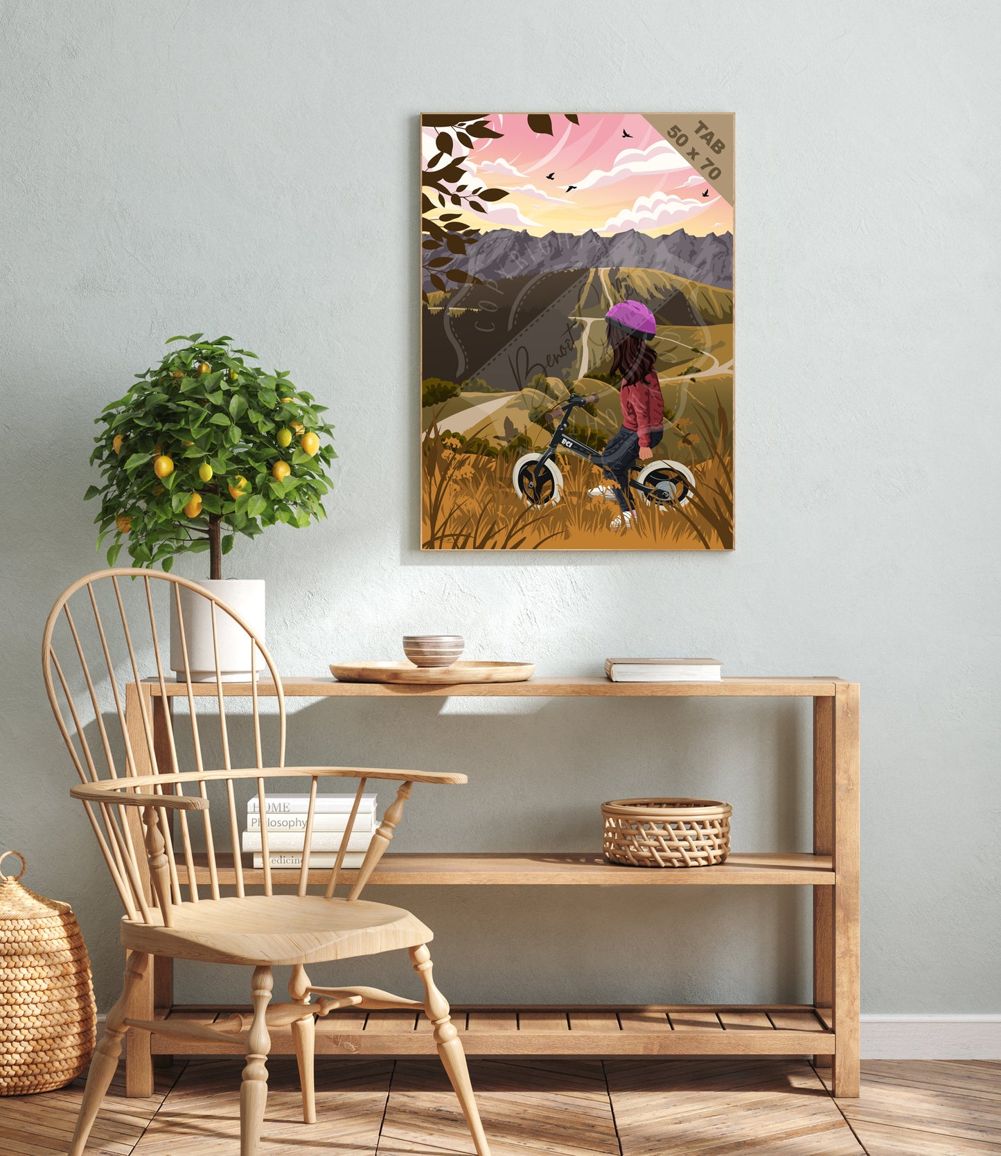Balade à draisienne (Tableau)