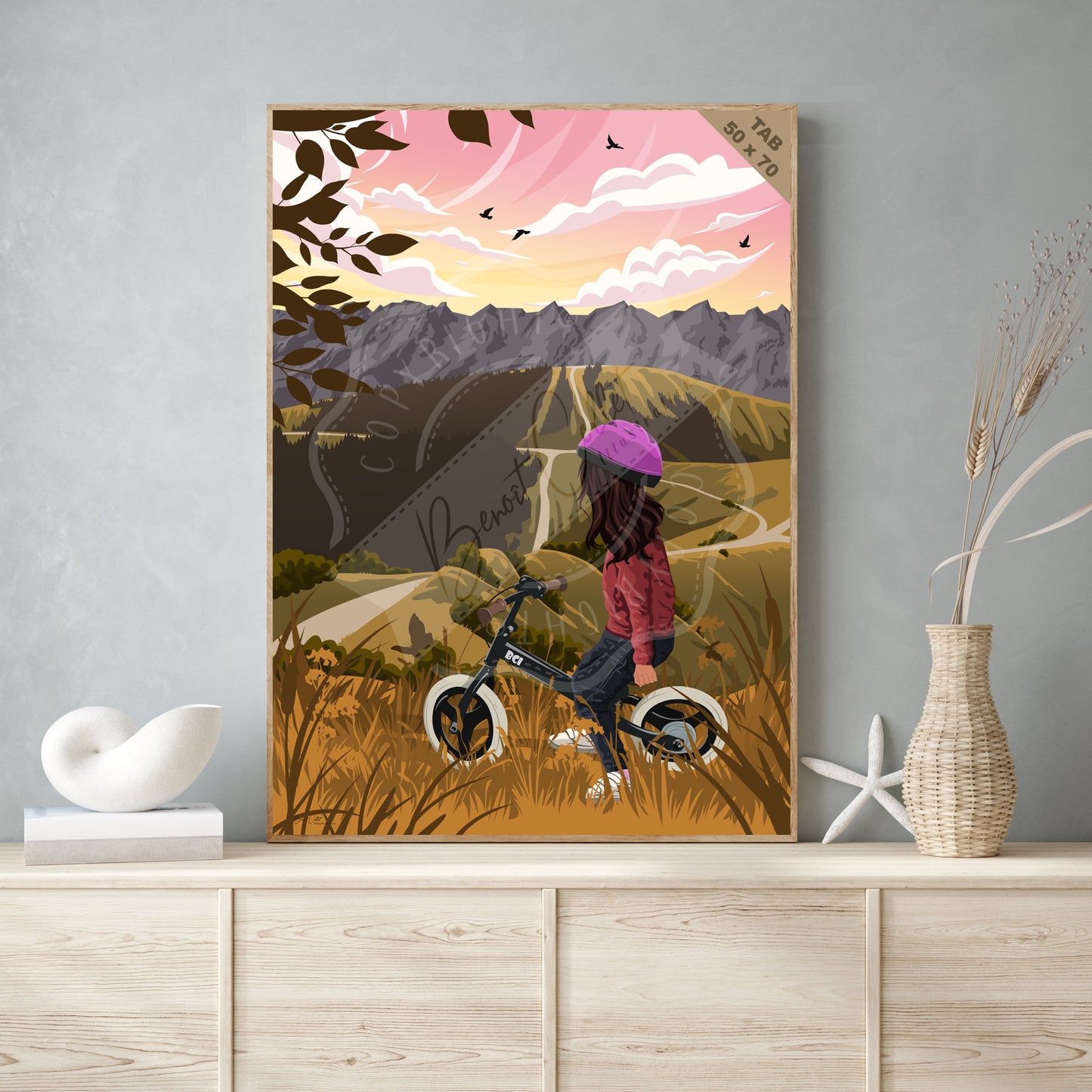 Balade à draisienne (Tableau)