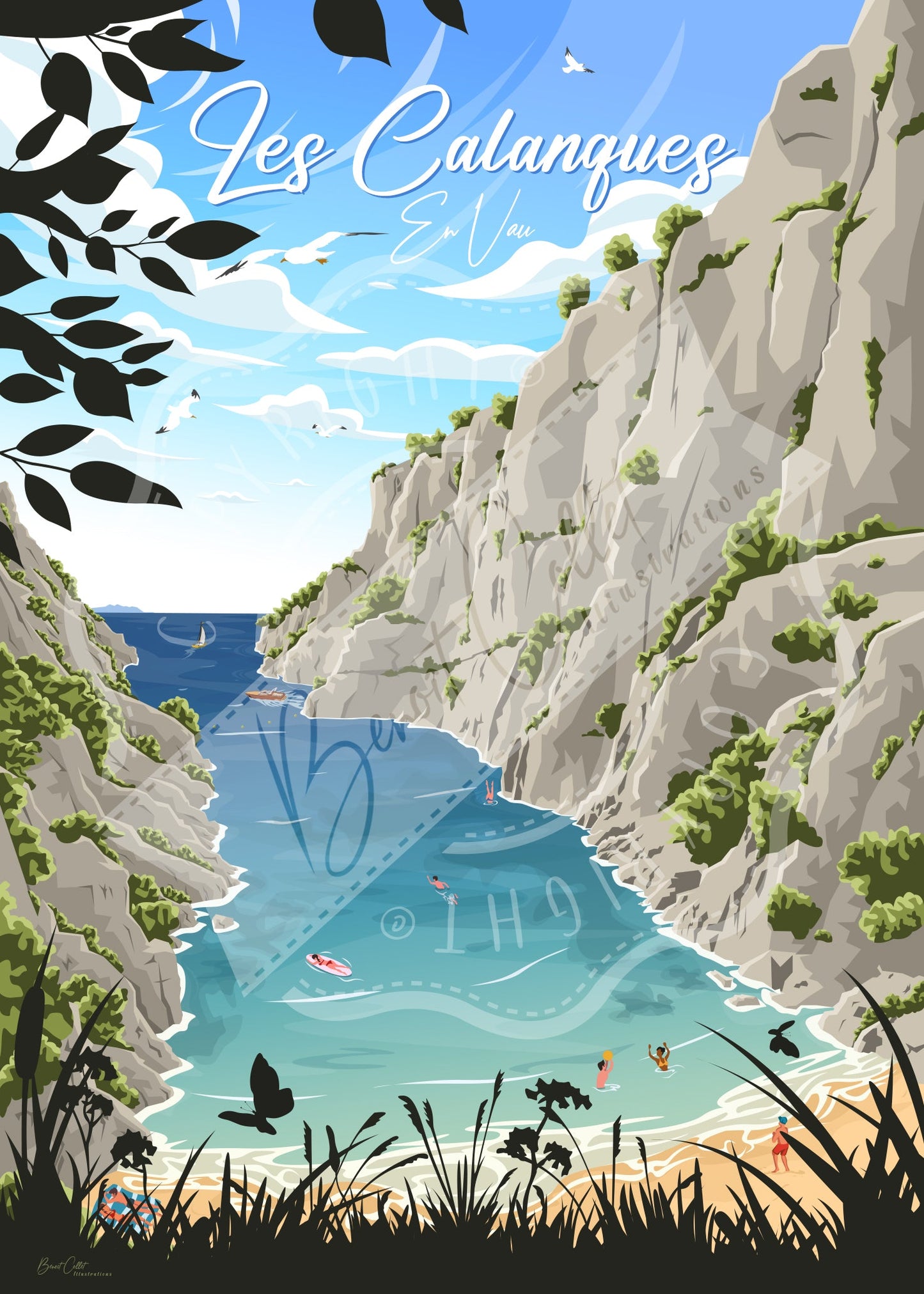 Les Calanques - En Vau (Tableau)
