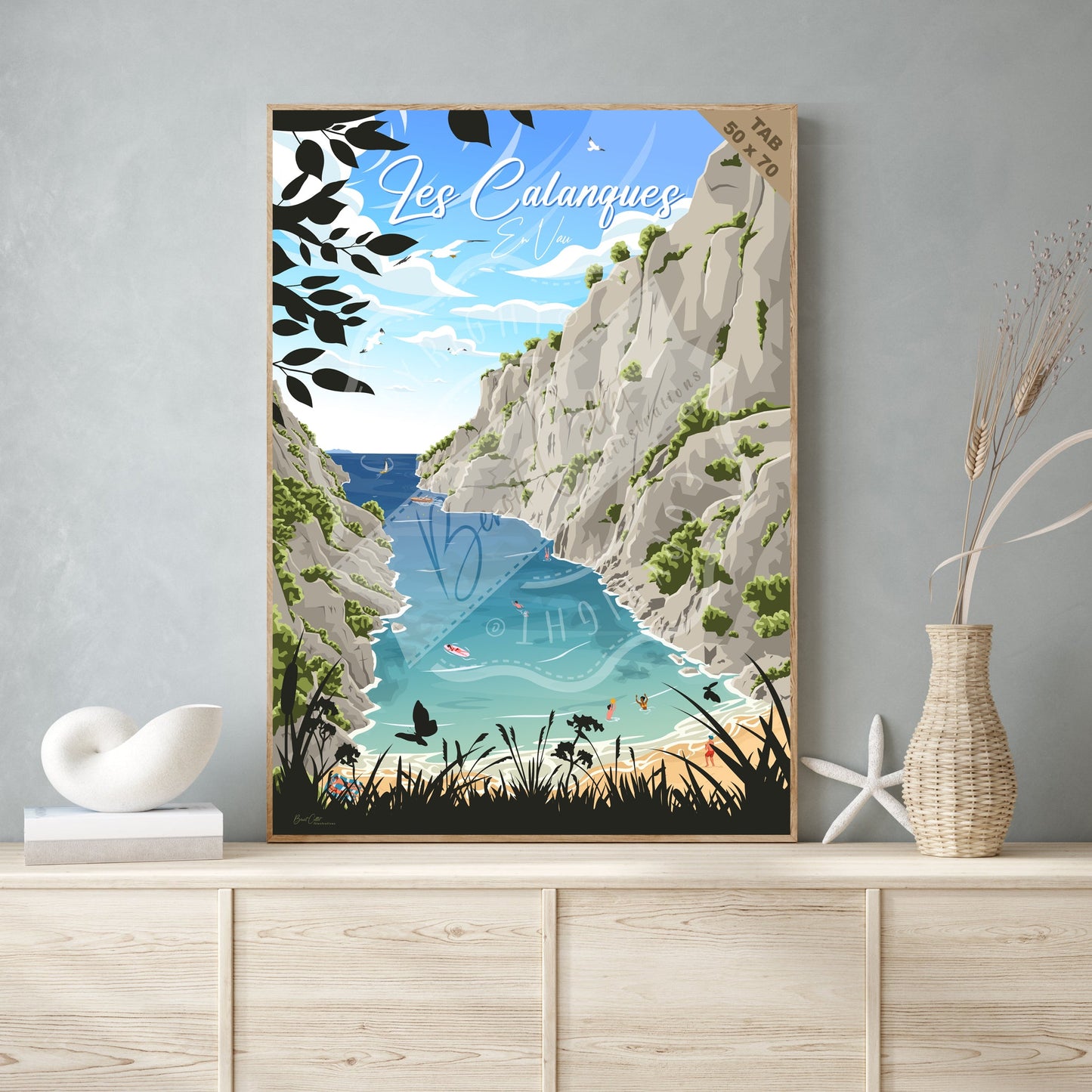 Les Calanques - En Vau (Tableau)