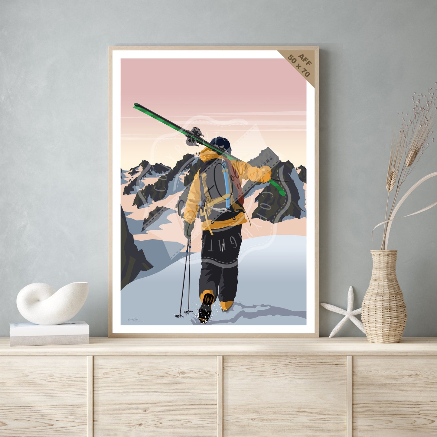 Descente matinale (Affiche)