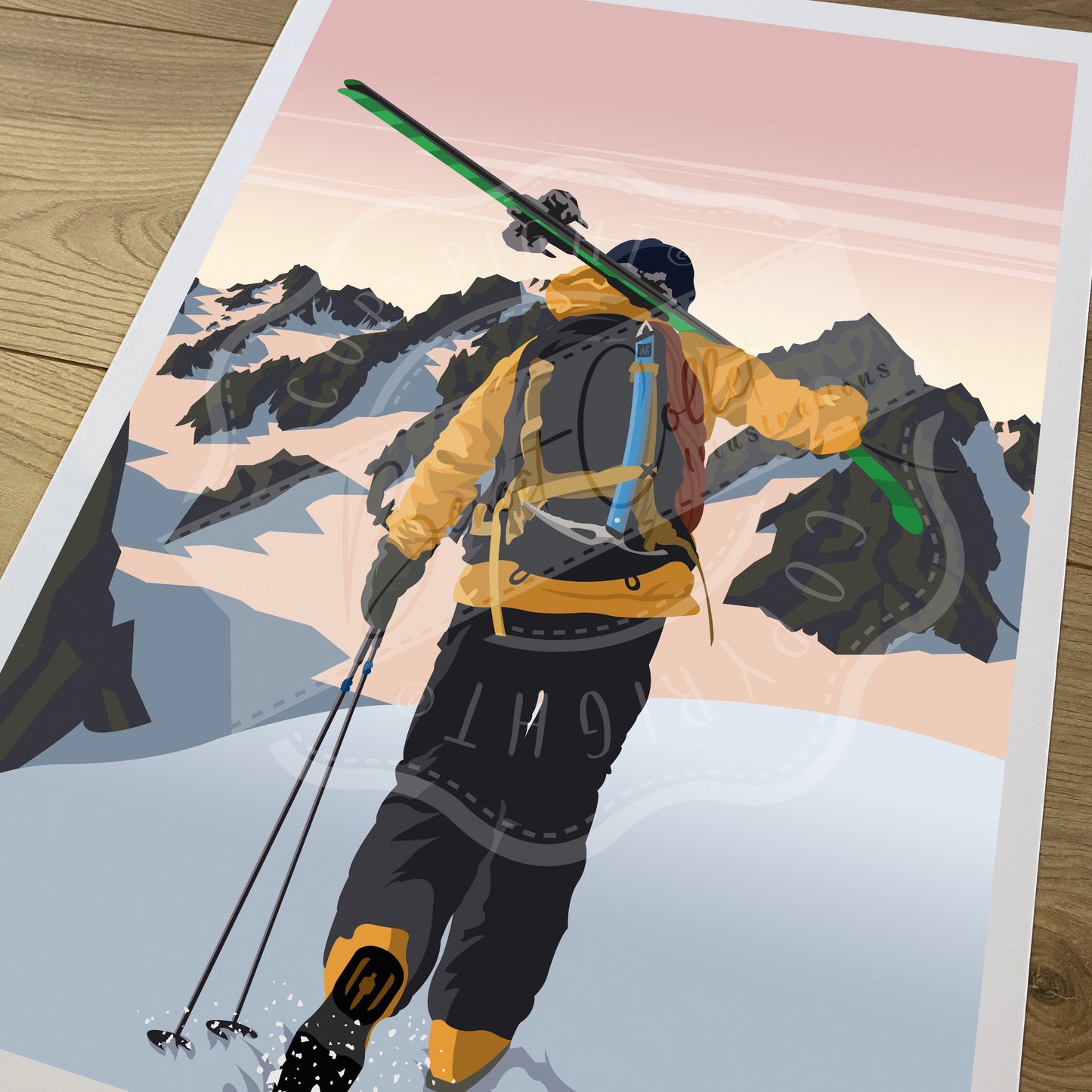 Descente matinale (Affiche)