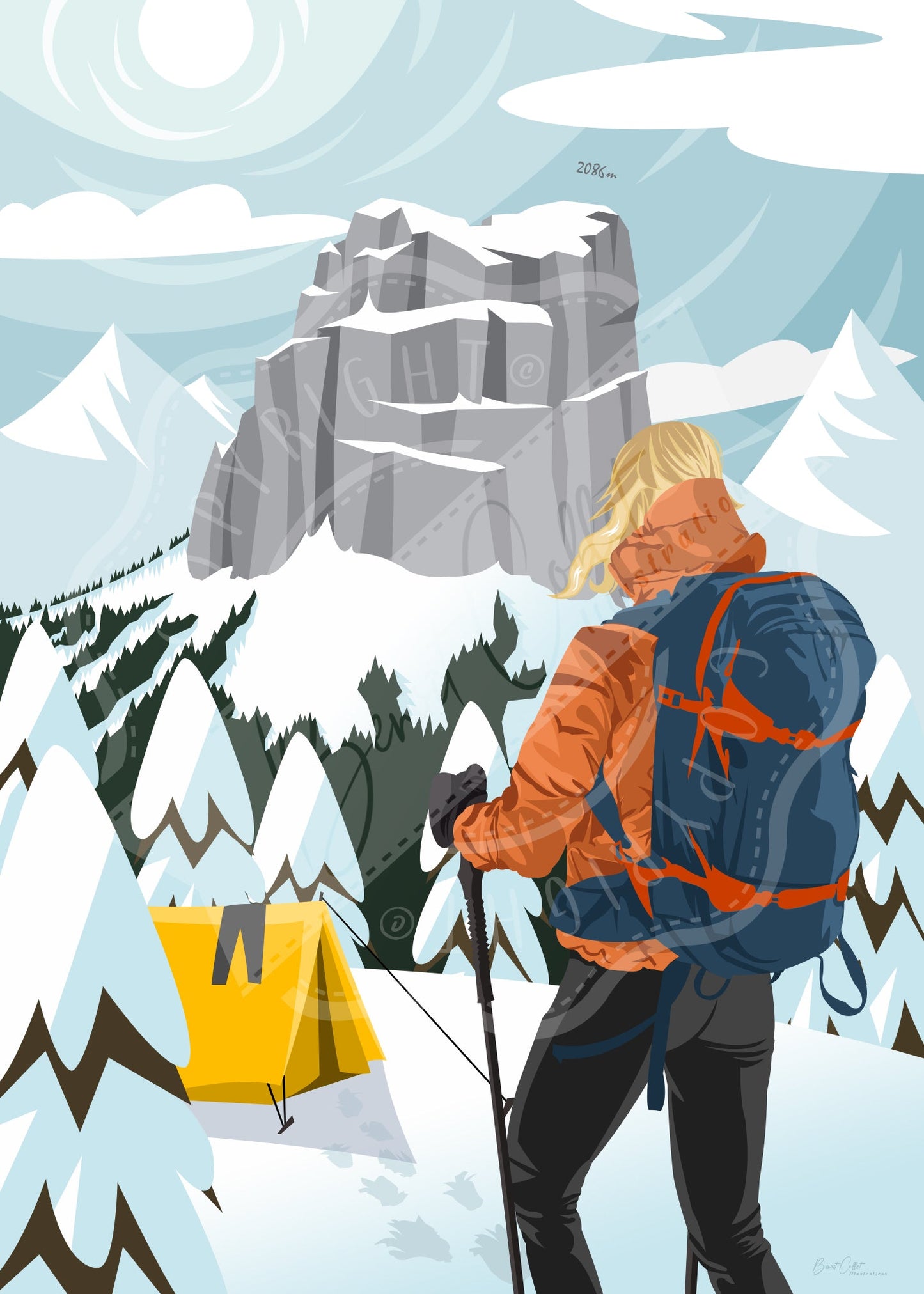 Mont Aiguille (Affiche)