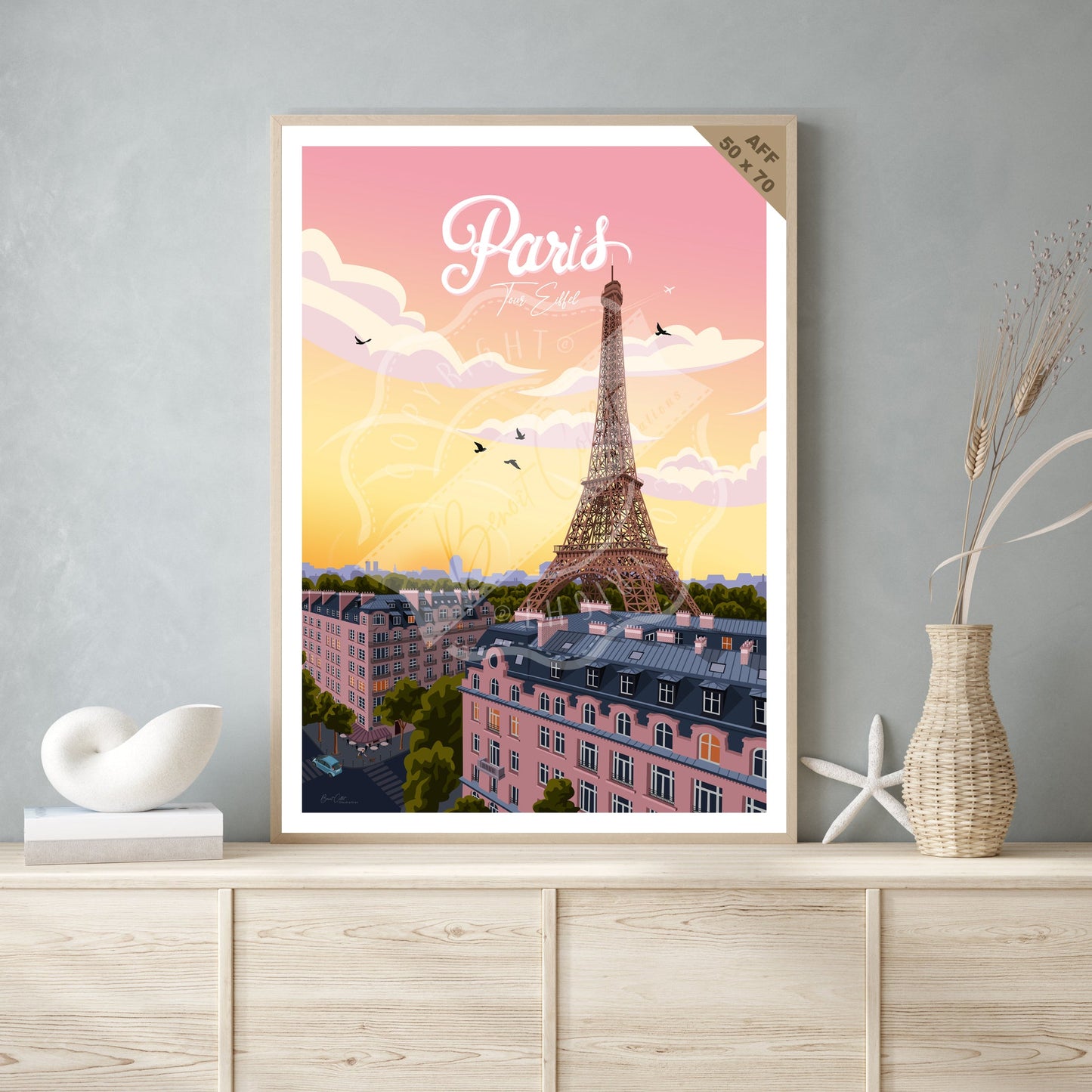 Paris - Tour Eiffel (Affiche)