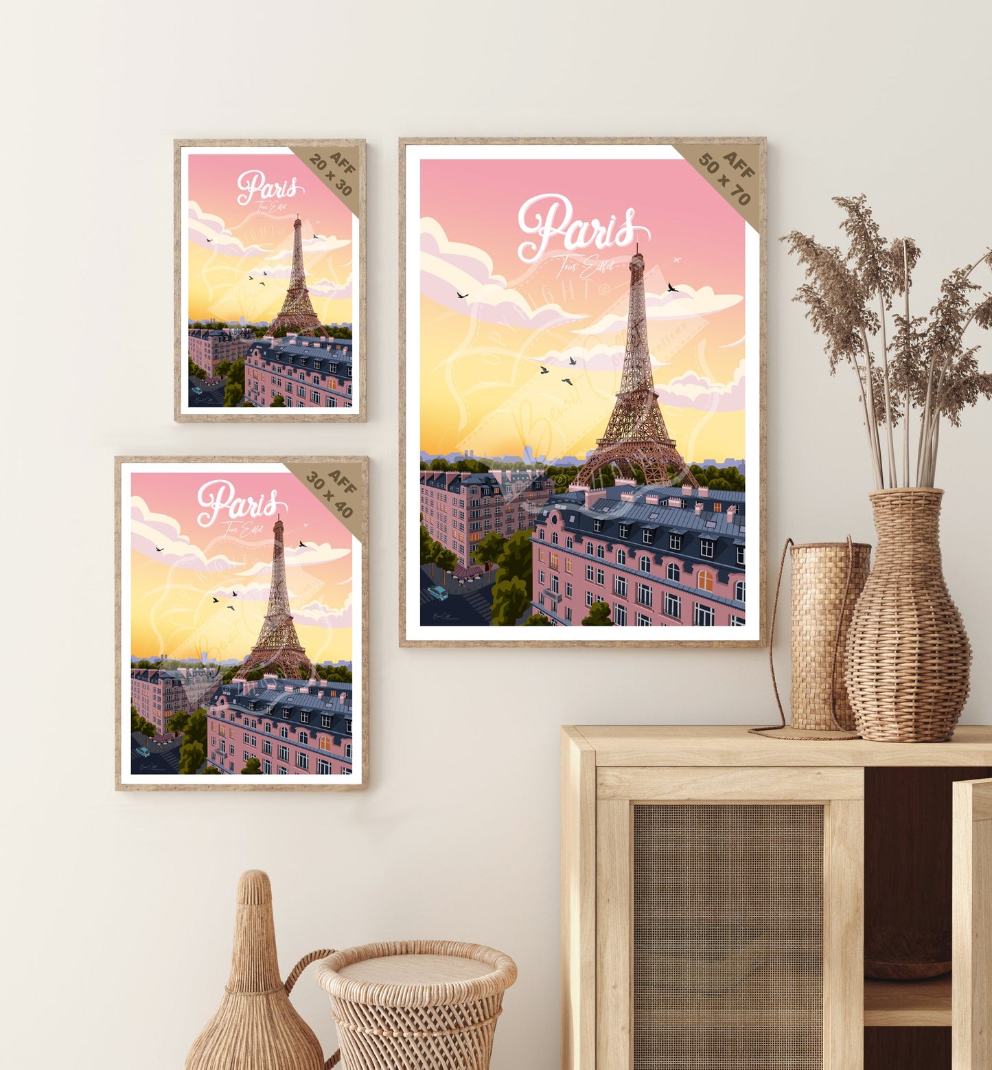 Paris - Tour Eiffel (Affiche)