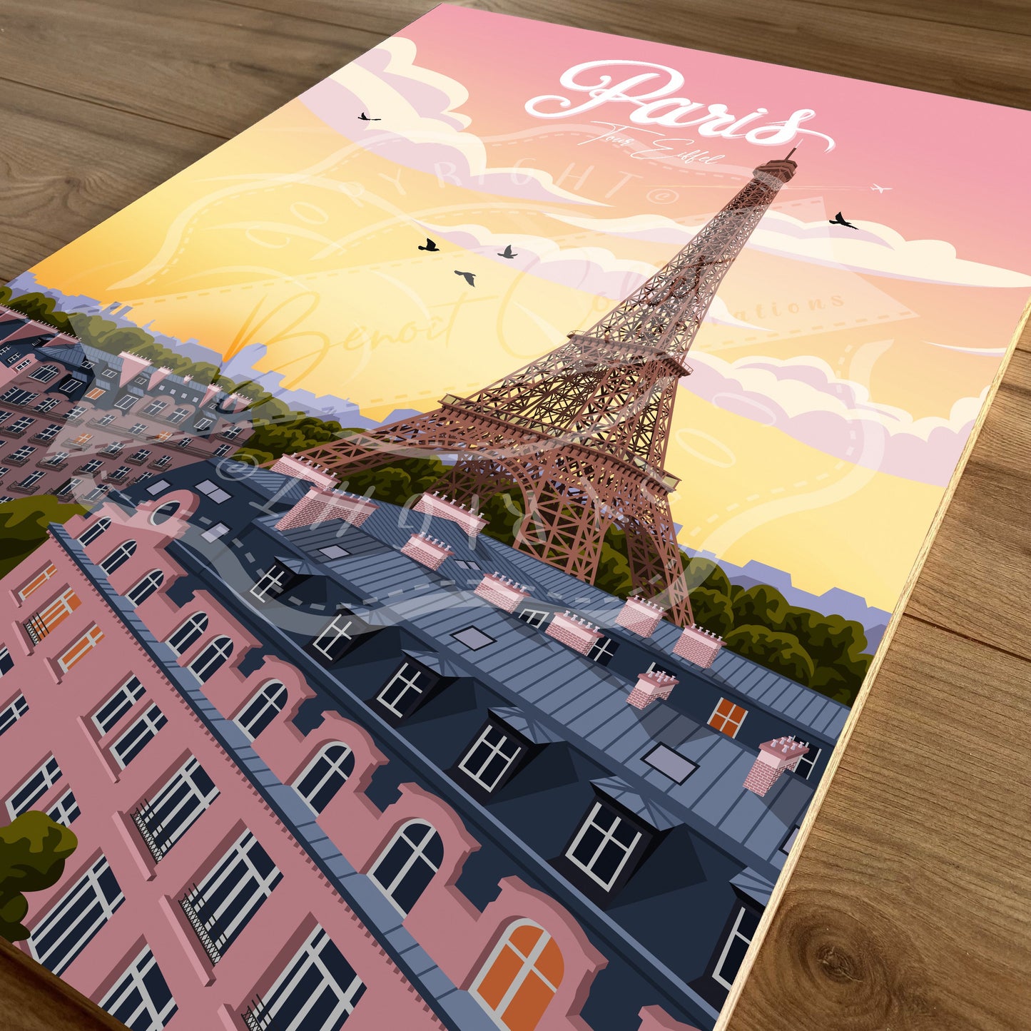 Paris - Tour Eiffel (Tableau)