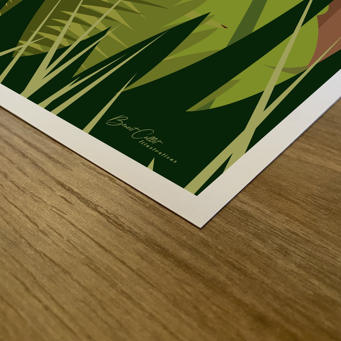 VTT en forêt (Affiche)