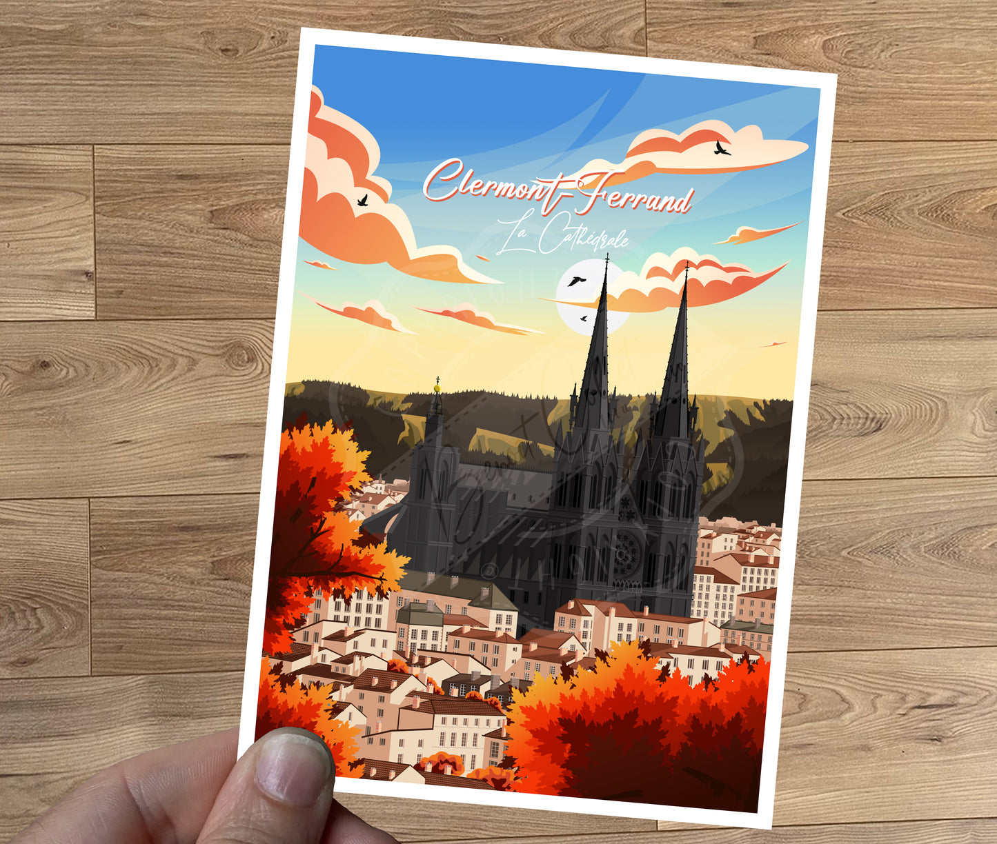 Clermont-Ferrand - La Cathédrale (Carte postale)