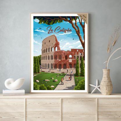 Le Colisée - Rome (Affiche)