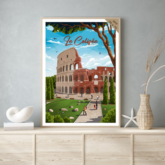 Le Colisée - Rome (Affiche)