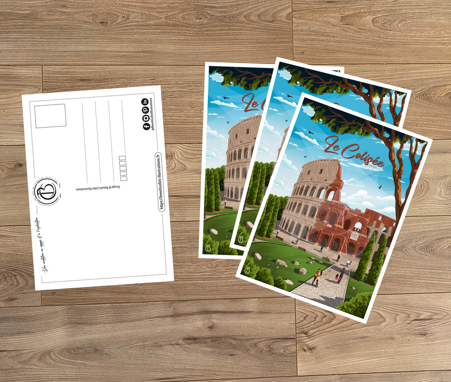Le Colisée - Rome (Carte postale)