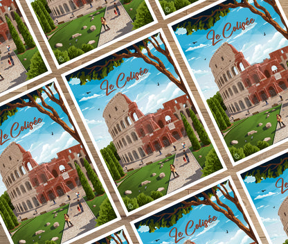 Le Colisée - Rome (Carte postale)
