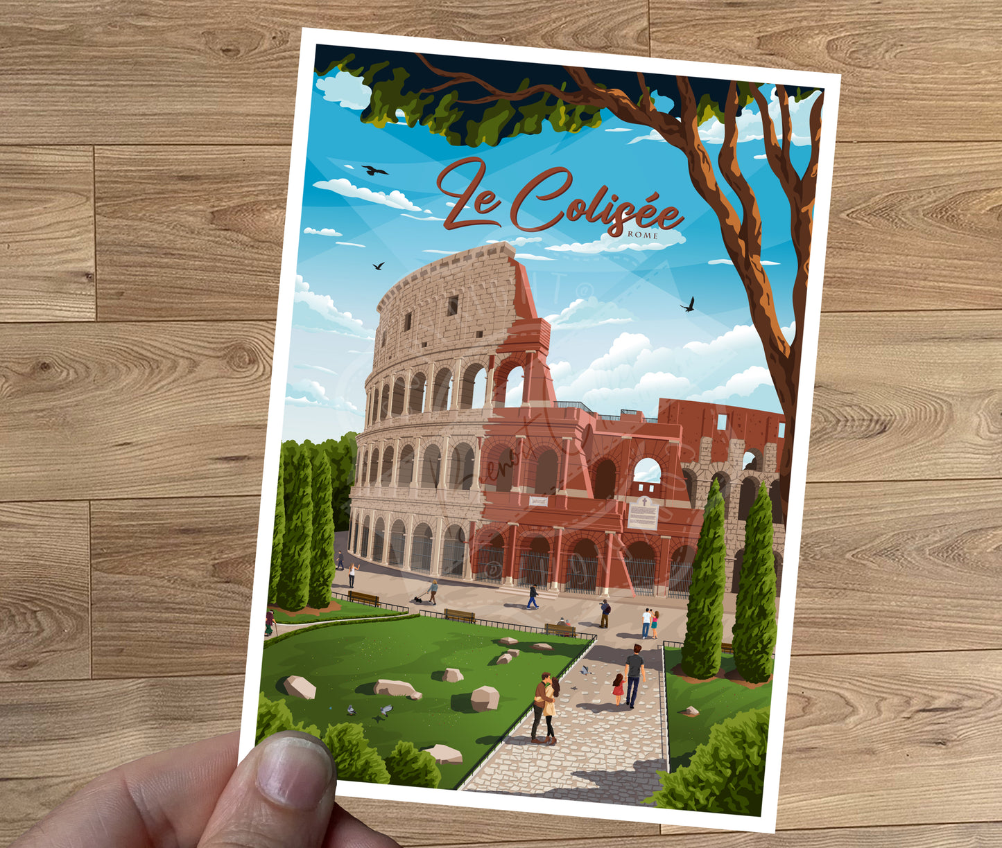 Le Colisée - Rome (Carte postale)