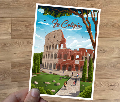 Le Colisée - Rome (Carte postale)