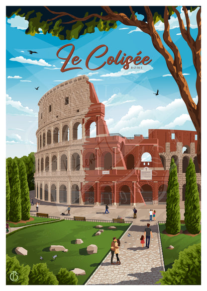 Le Colisée - Rome (Carte postale)