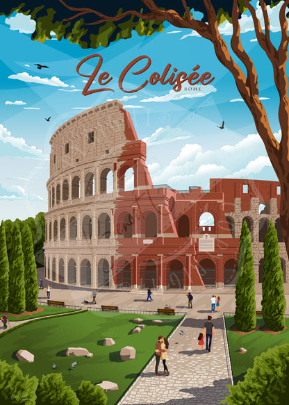 Le Colisée - Rome (Tableau)