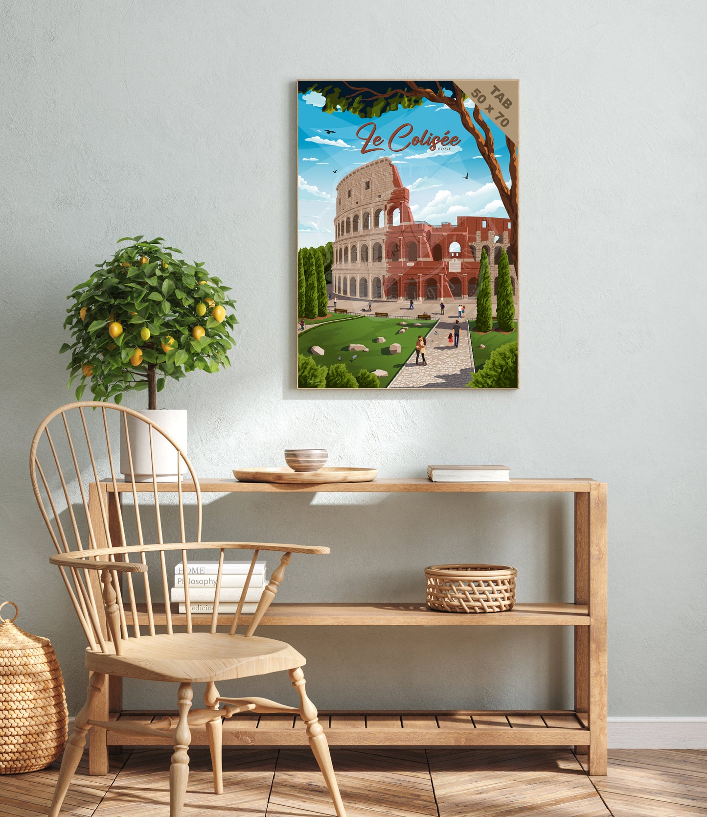 Le Colisée - Rome (Tableau)