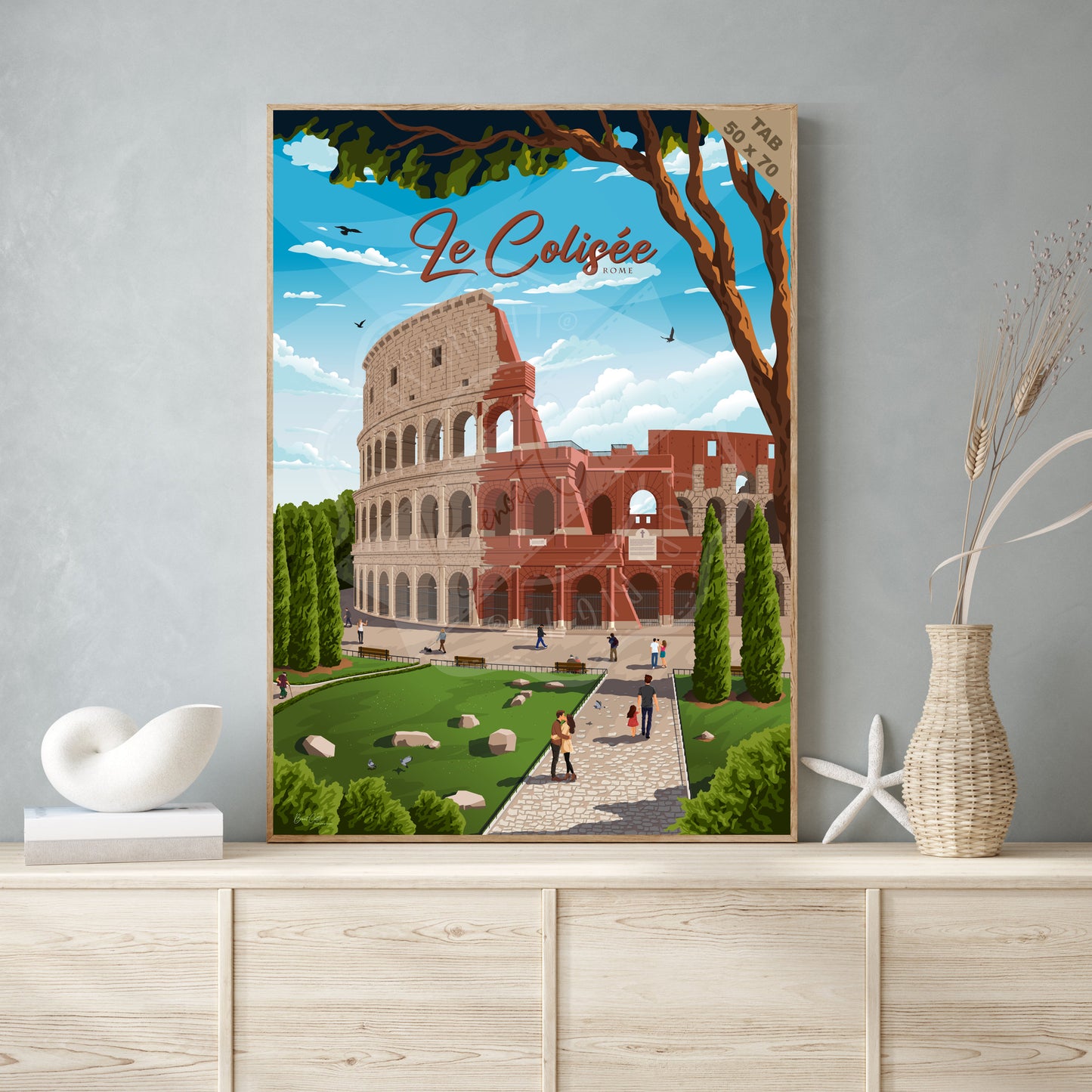 Le Colisée - Rome (Tableau)