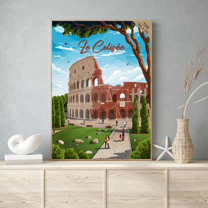 Le Colisée - Rome (Tableau)
