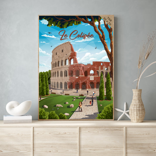 Le Colisée - Rome (Tableau)