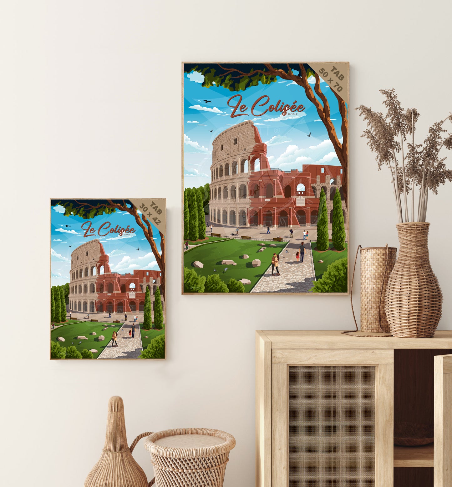 Le Colisée - Rome (Tableau)