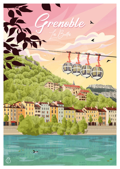 Grenoble - Les Bulles (Carte postale)