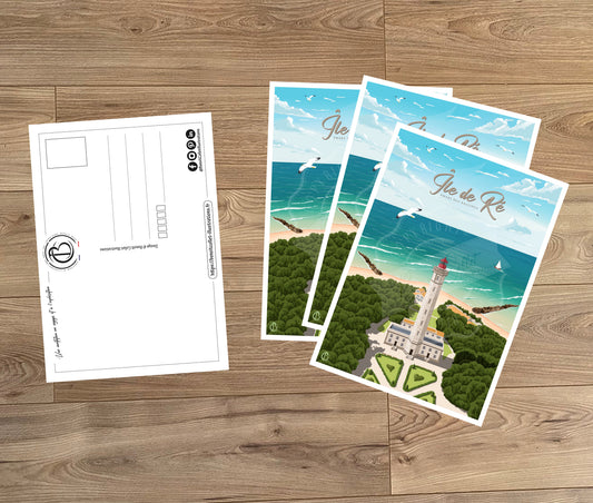 Île de Ré - Phare des Baleines (Carte postale)