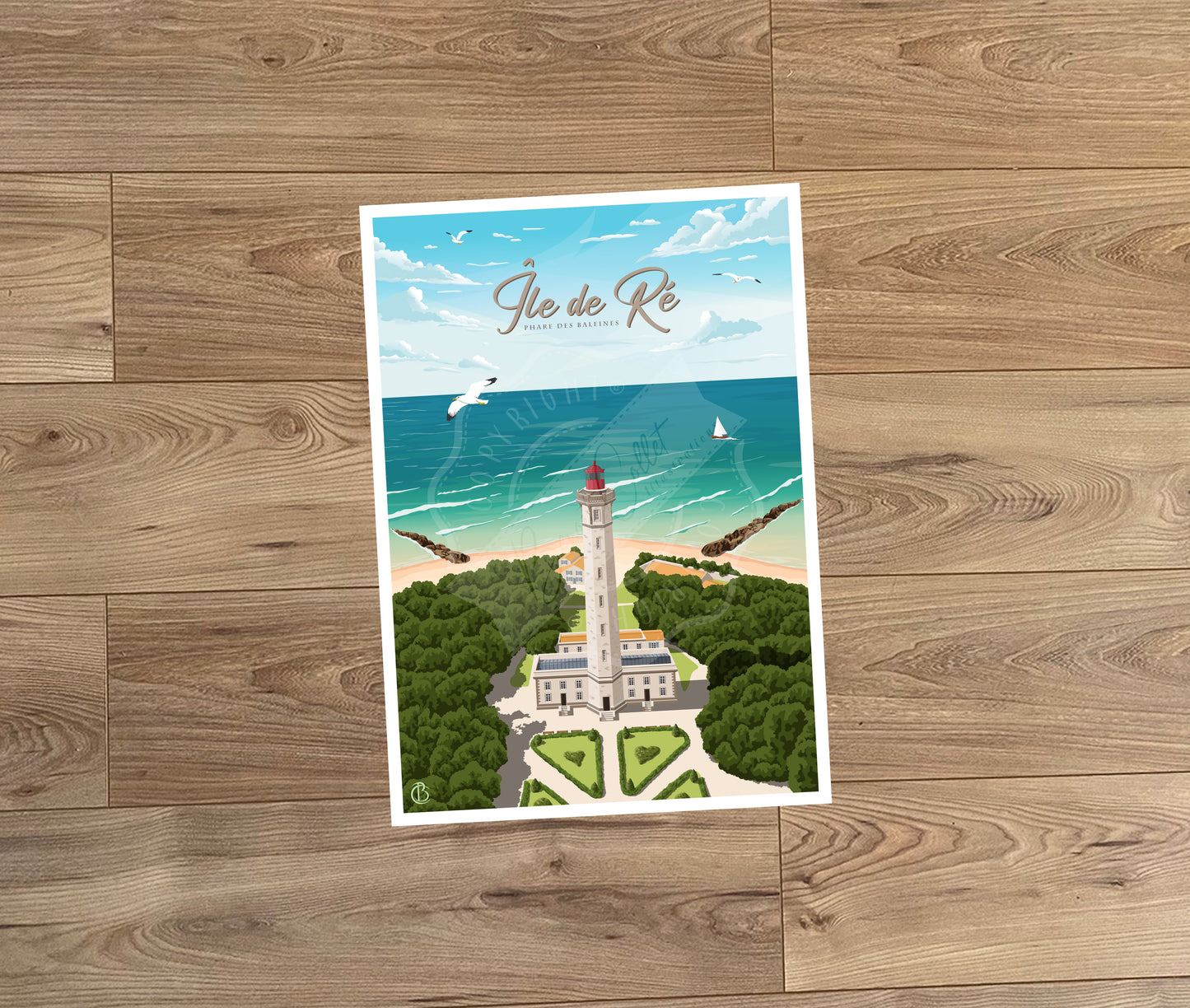 Île de Ré - Phare des Baleines (Carte postale)