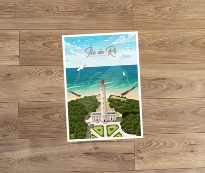 Île de Ré - Phare des Baleines (Carte postale)