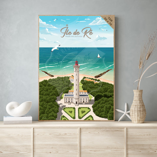Île de Ré - Phare des Baleines (Tableau)