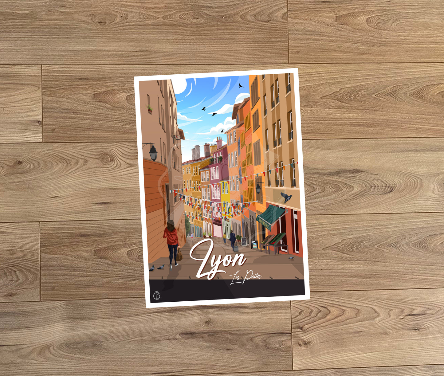 Lyon - Les Pentes (Carte postale)