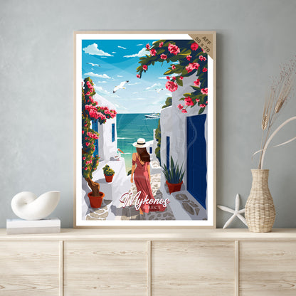 Mykonos - Grèce (Afffiche)