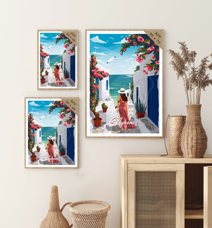 Mykonos - Grèce (Afffiche)