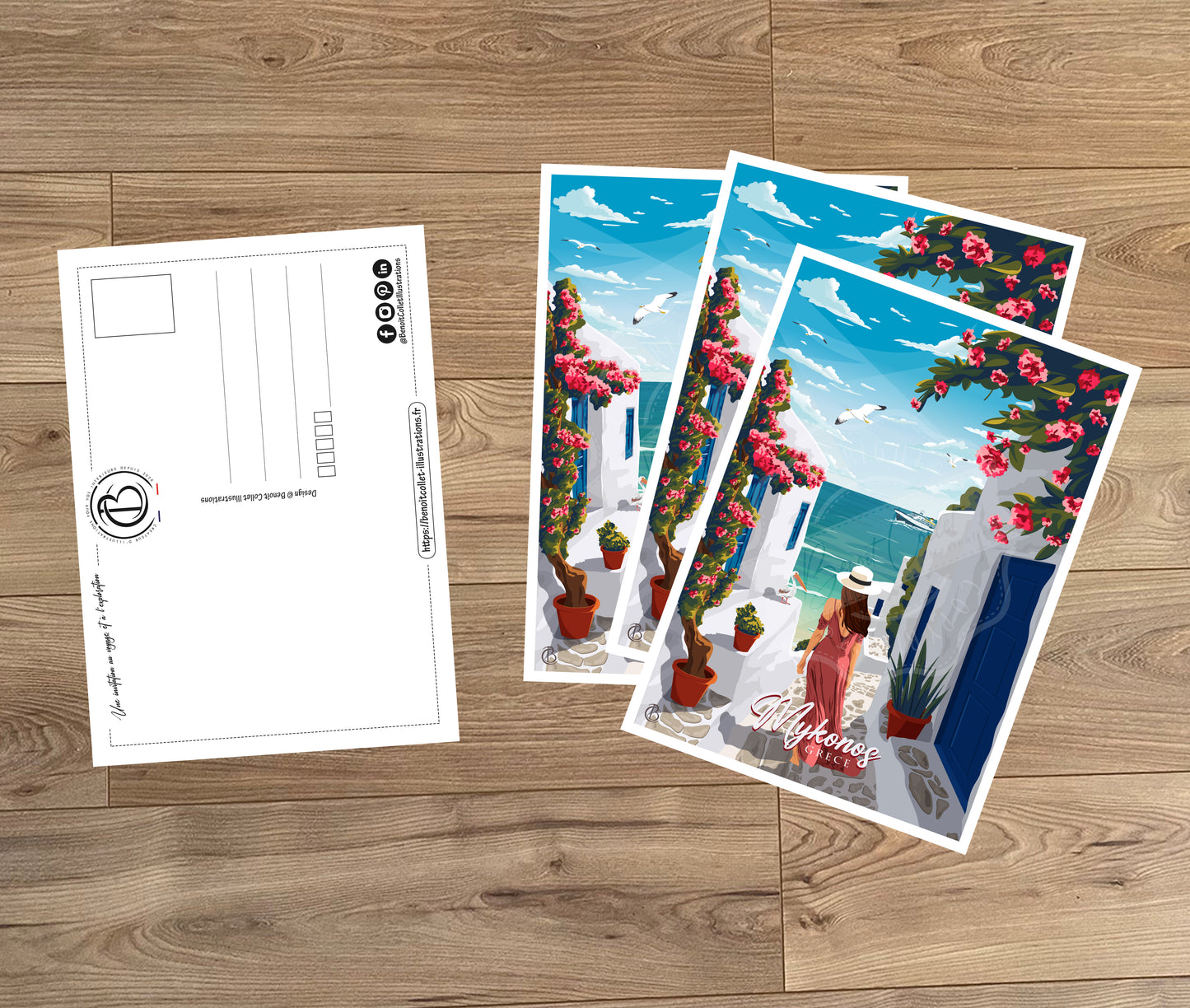 Mykonos - Grèce (Carte postale)