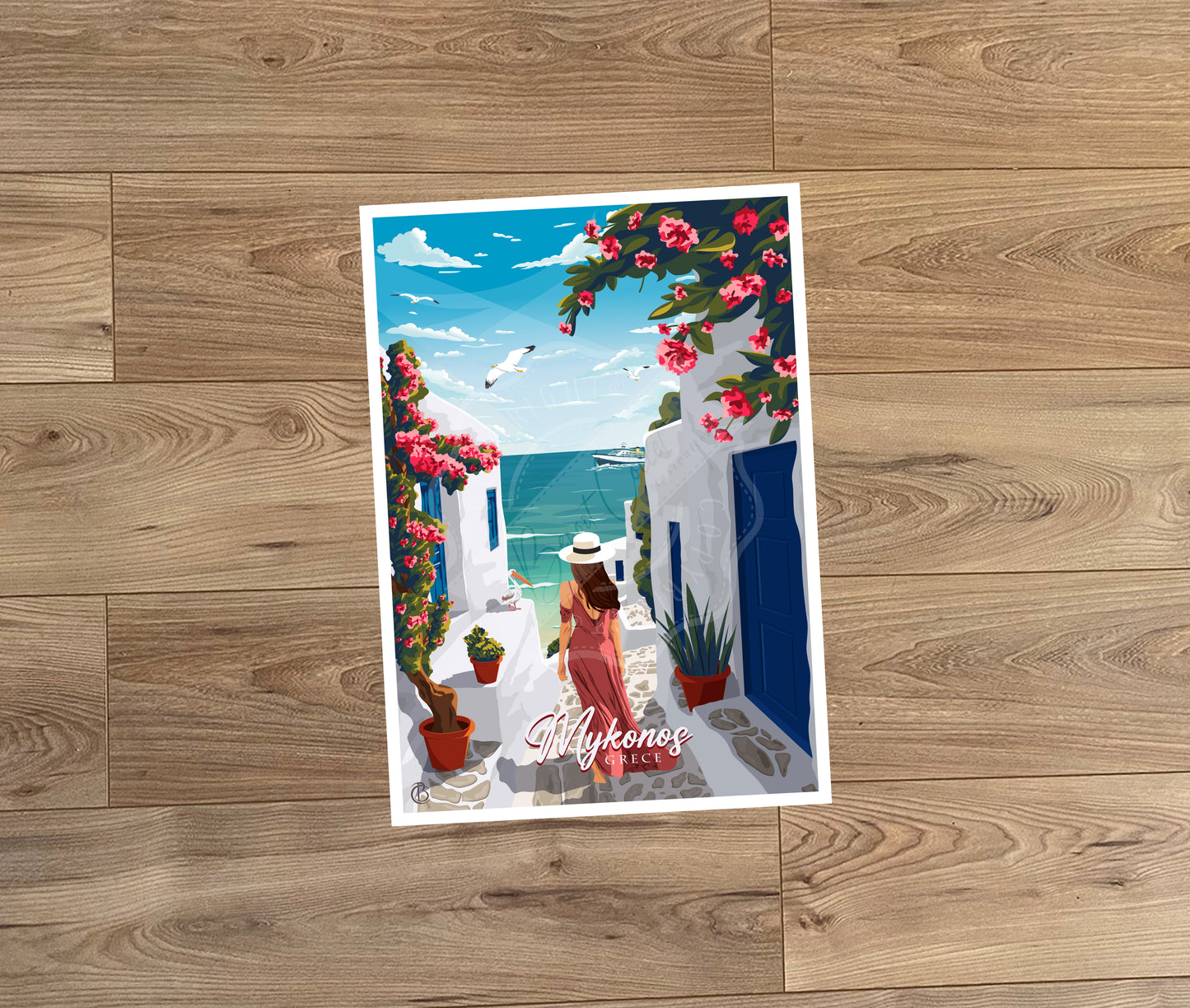 Mykonos - Grèce (Carte postale)